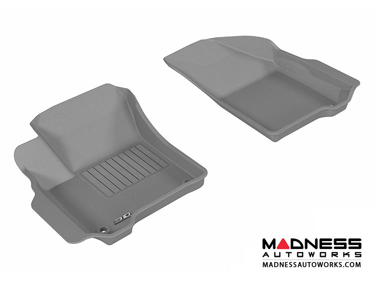 Dodge Journey Floor Mats (Set of 2) - Front - Gray by 3D MAXpider